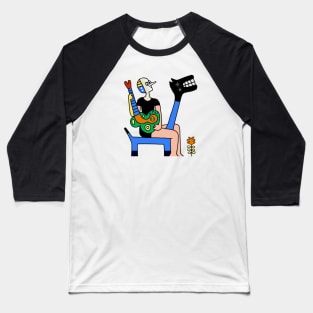 animal, guitar, Baseball T-Shirt